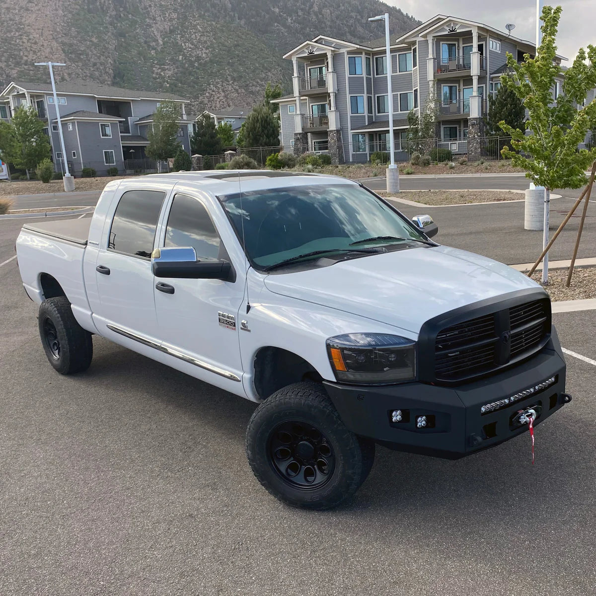 2006-2009 RAM 2500/3500 ATTITUDE SERIES FRONT WINCH BUMPER Front View