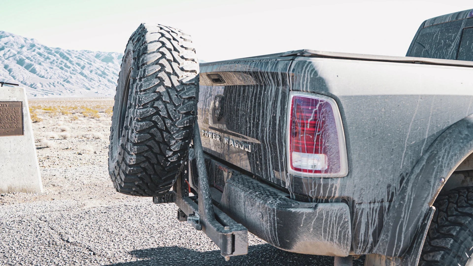 UltraSwing Mega-Fit Spare Tire Hitch Mount | RiGd Supply Front View
