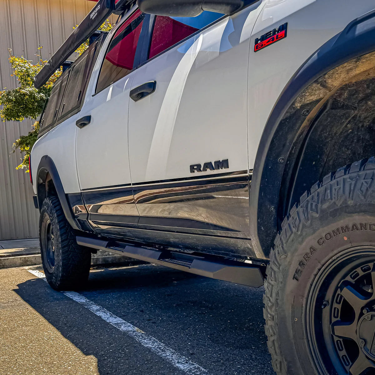 2019-2025 RAM 2500/3500/POWERWAGON ROCK SLIDERS Front View