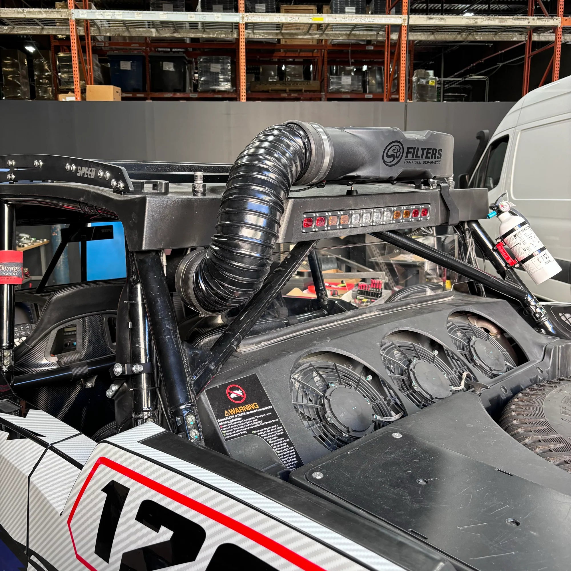 Particle Separator for 2023-2025 Speed UTV "El Jefe" Front View