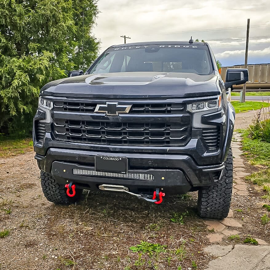 2022-2025 CHEVY SILVERADO 1500 PROLITE FRONT BUMPER Front View