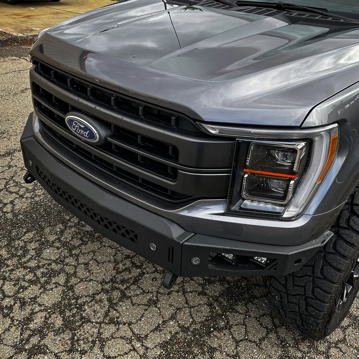 2021-2023 FORD F150 OCTANE FRONT BUMPER Front View