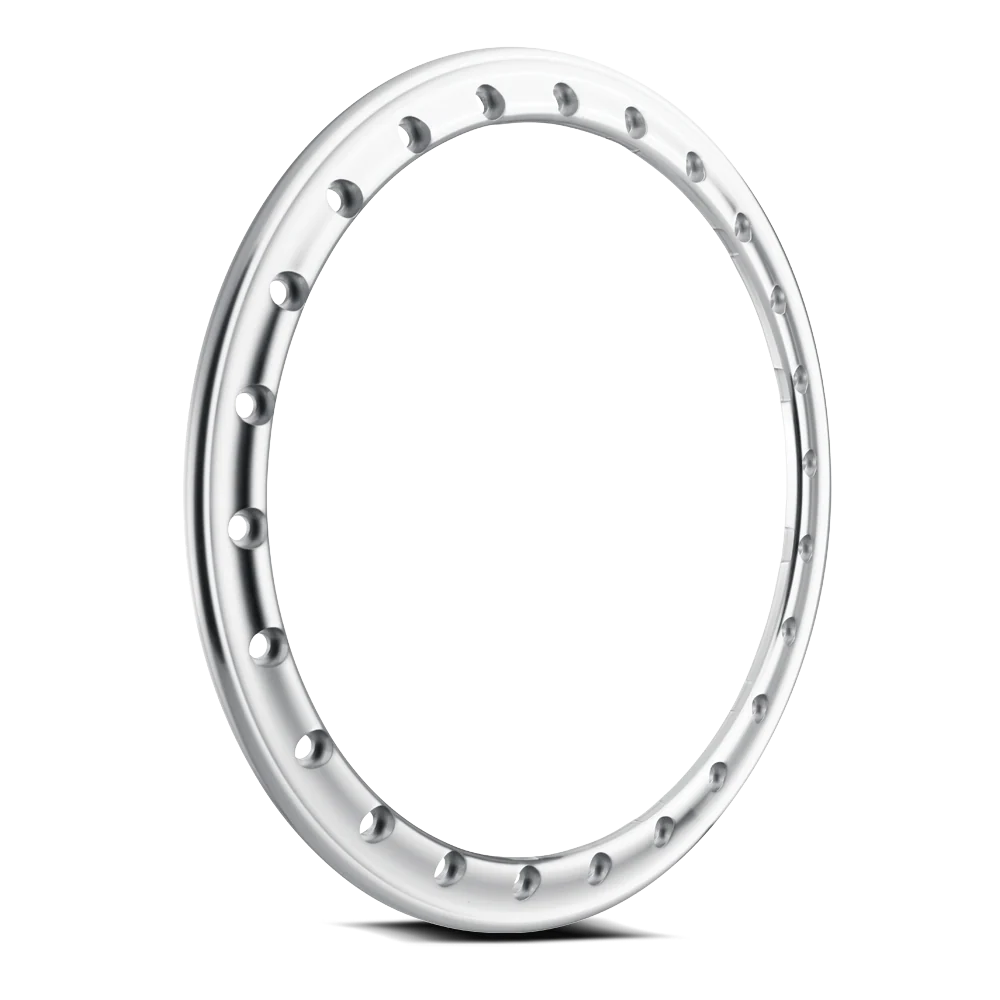 709 Impact Ring Front View Silver