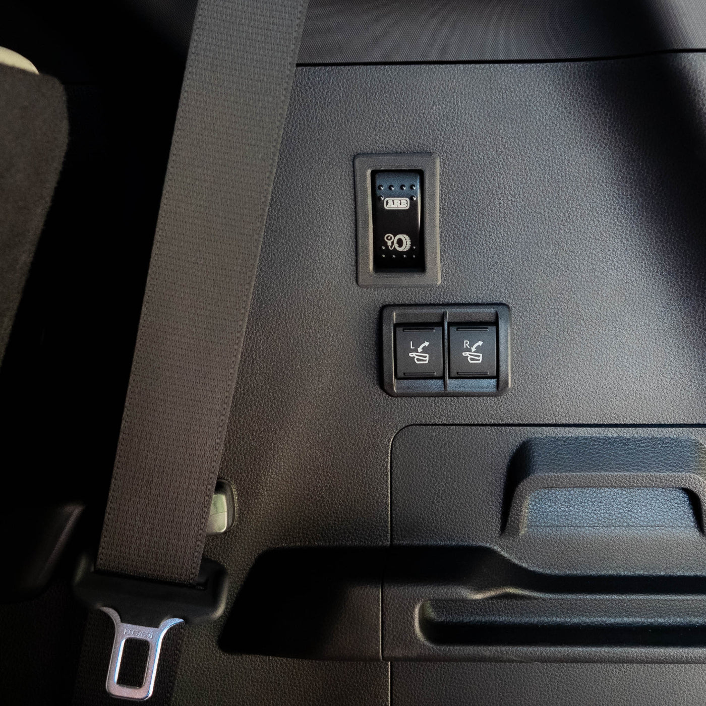 SDHQ Built Injection Molded Recessed ARB Switch Mount installed 