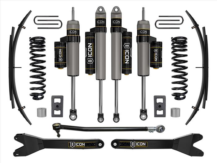 ICON 2023-2025 Ford F-250/F-350 Super Duty 4WD, Diesel, 2.5" Lift, Stage 3 Suspension System w/ Radius Arms and Expansion Packs