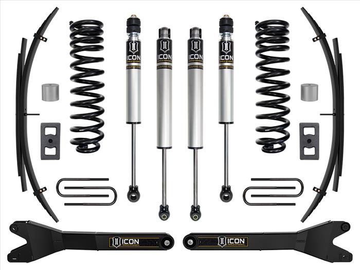 ICON 2023-2025 Ford F-250/F-350 Super Duty 4WD, Gas, 2.5" Lift, Stage 1 Suspension System w/ Radius Arms and Expansion Packs