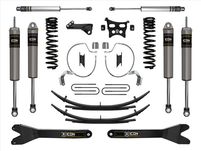 ICON 2023-2025 Ford F-250/F-350 Super Duty 4WD, Diesel, 4.5" Lift, Stage 3 Suspension System w/ Radius Arms & Expansion Packs
