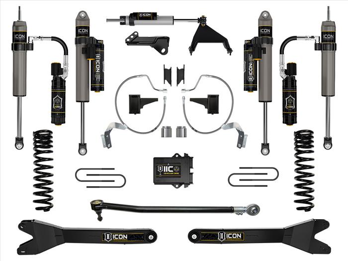 ICON 2023-2025 Ford F-250/F-350 Super Duty 4WD, Diesel, 4.5" Lift, Stage 8 Suspension System w/ Radius Arms