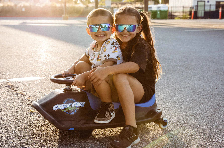 Heatwave Kids Lazer Face Stars and Stripes Sunglasses