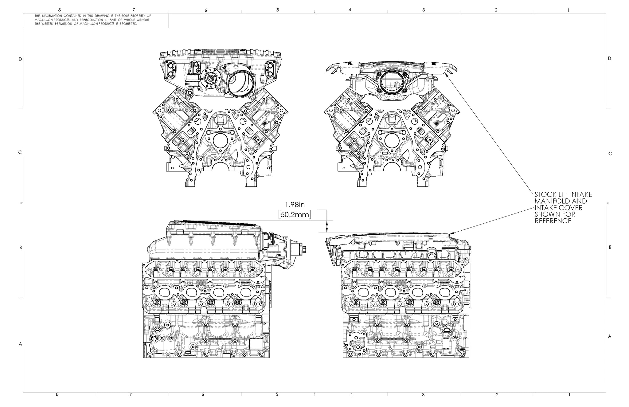 Magnum TVS2650 LT1/LT4 Hot Rod Kit with Camaro Drive