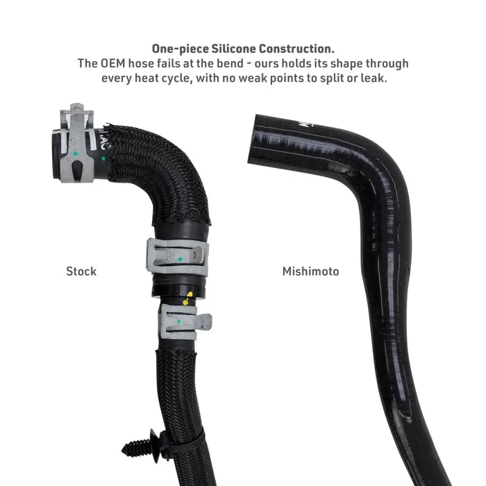 Silicone Oil Cooler Hose, Black, fits Jeep Wrangler JL 392 2021+