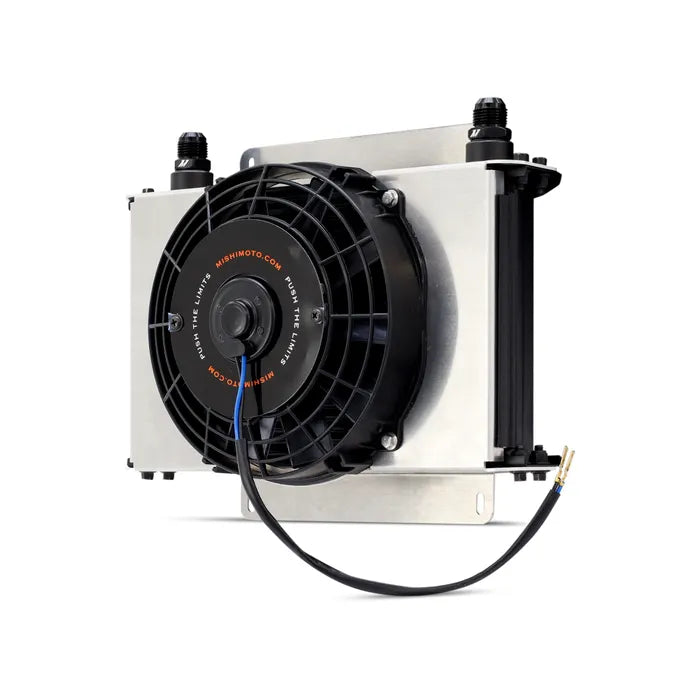 Mishimoto Universal Oil Cooler Kit, 25-Row Cooler with 8" Fan