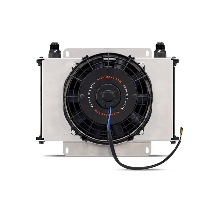 Mishimoto Universal Oil Cooler Kit, 25-Row Cooler with 8" Fan
