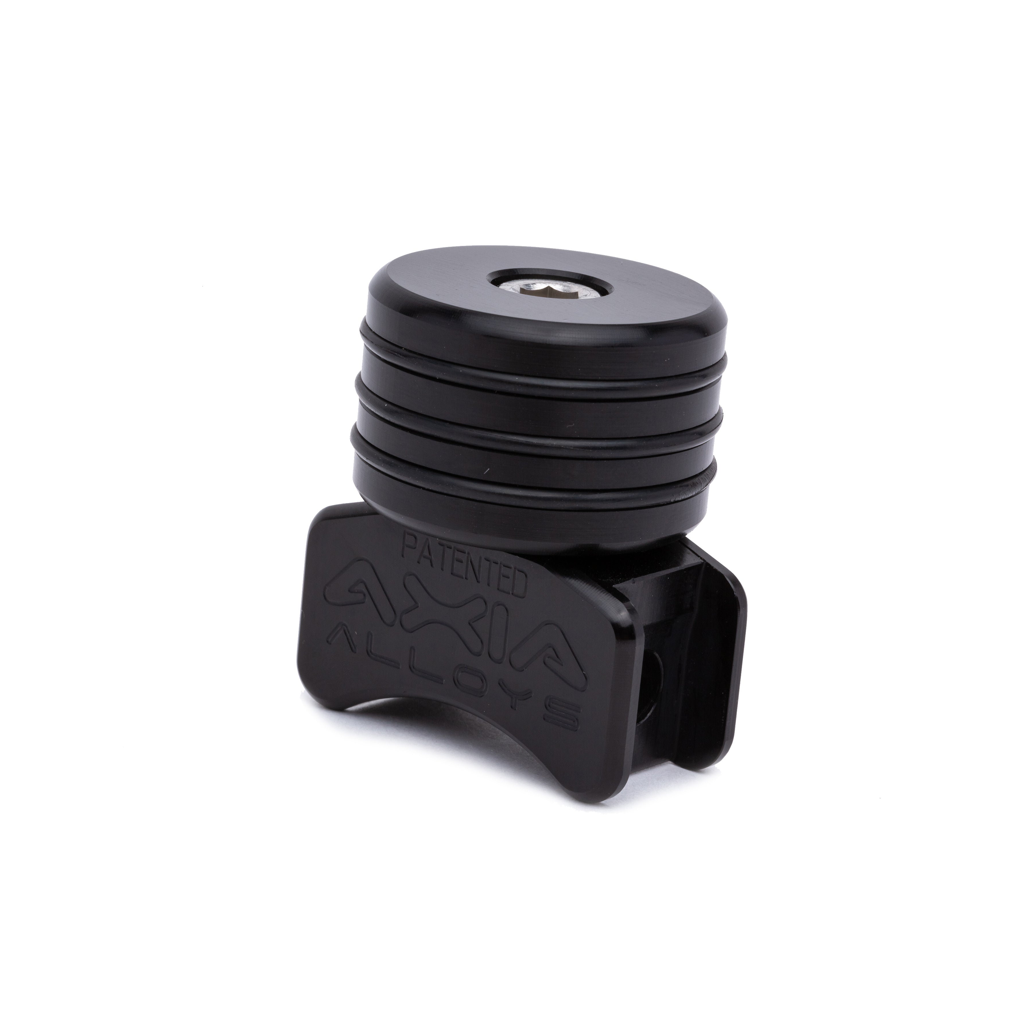 Helmet Race Air Pumper Hose Plug Mount Front View