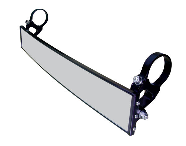 17″ Wide Panoramic Rearview Mirror – 1.5″ Arms Front View