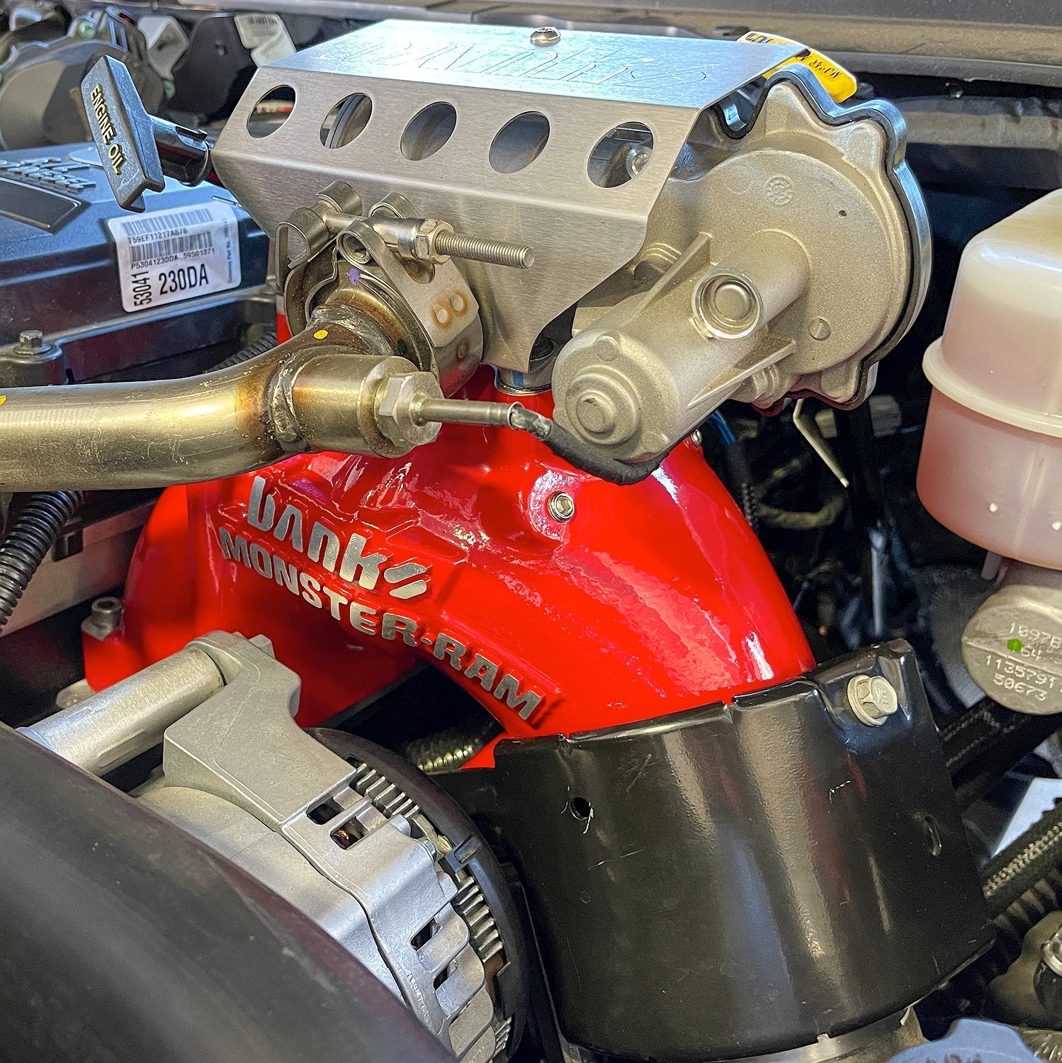 Ram Intake and Killer Grid Heater Upgrade Front View
