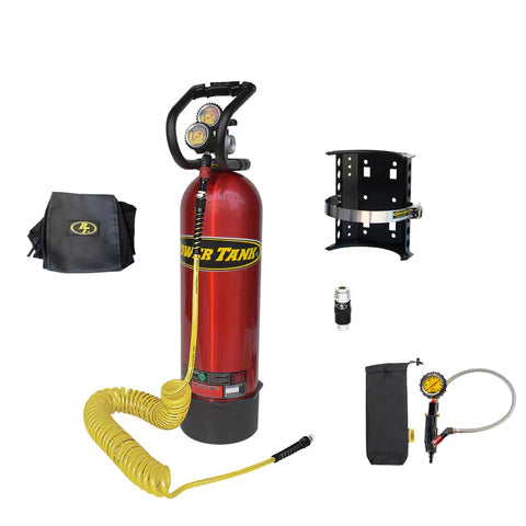 15 lb. Package B Power Tank | Candy Red | XP400 Regulator | Padded Speed Bag V2