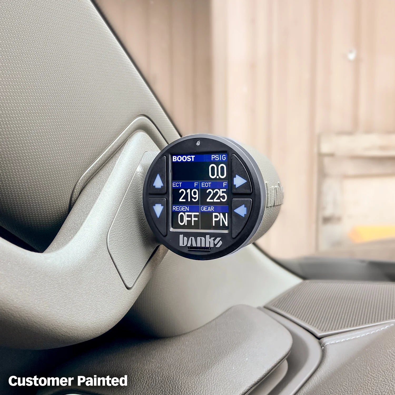 iDash Stealth Pod Mounts For 22'-25' GM Trucks Front View