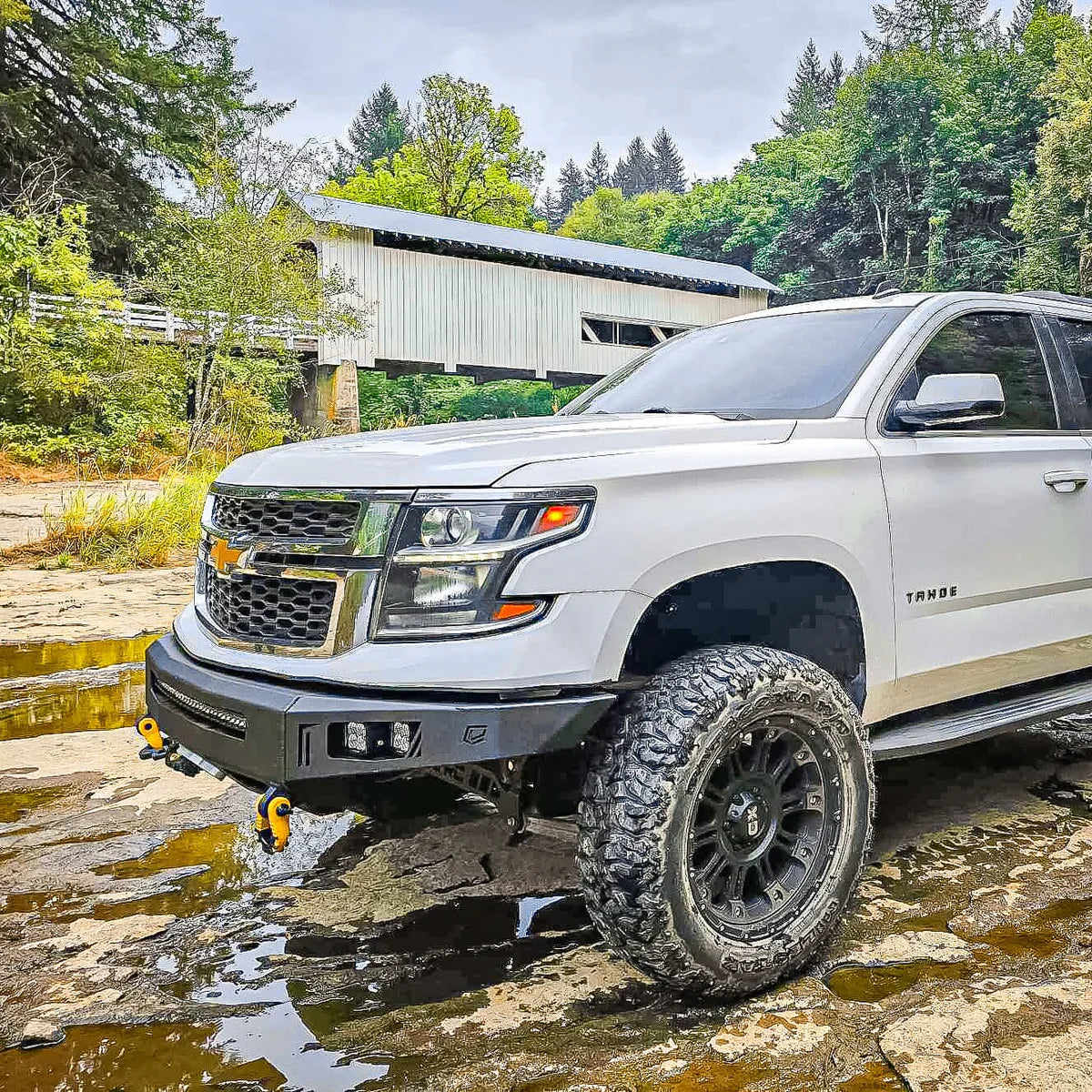 2015-2020 CHEVY-GM TAHOE/SUBURBAN/YUKON OCTANE FRONT WINCH BUMPER Front View