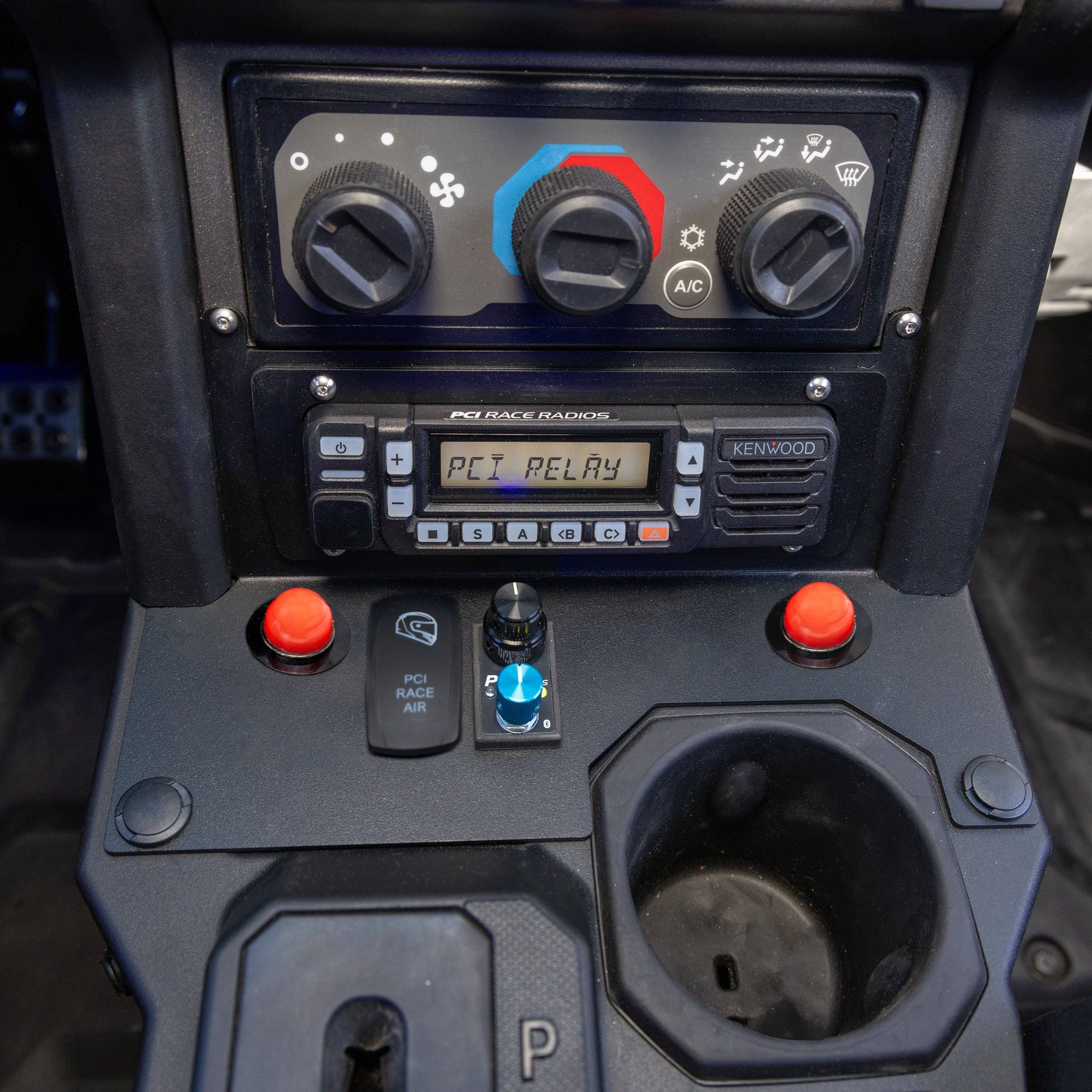PCI Polaris Xpedition Radio Only and Antenna Bracket Front View