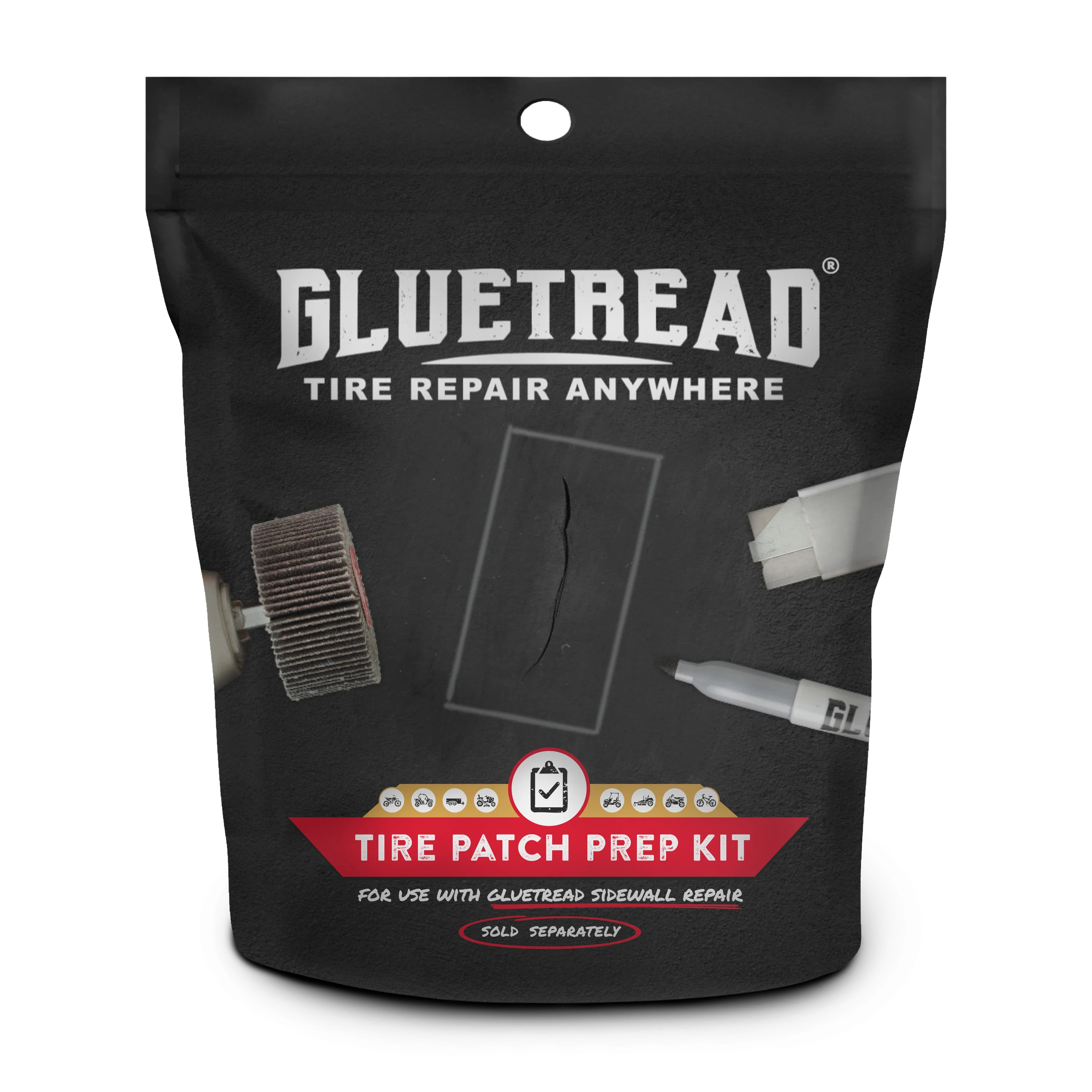 GlueTread Tire Prep Kit Front View
