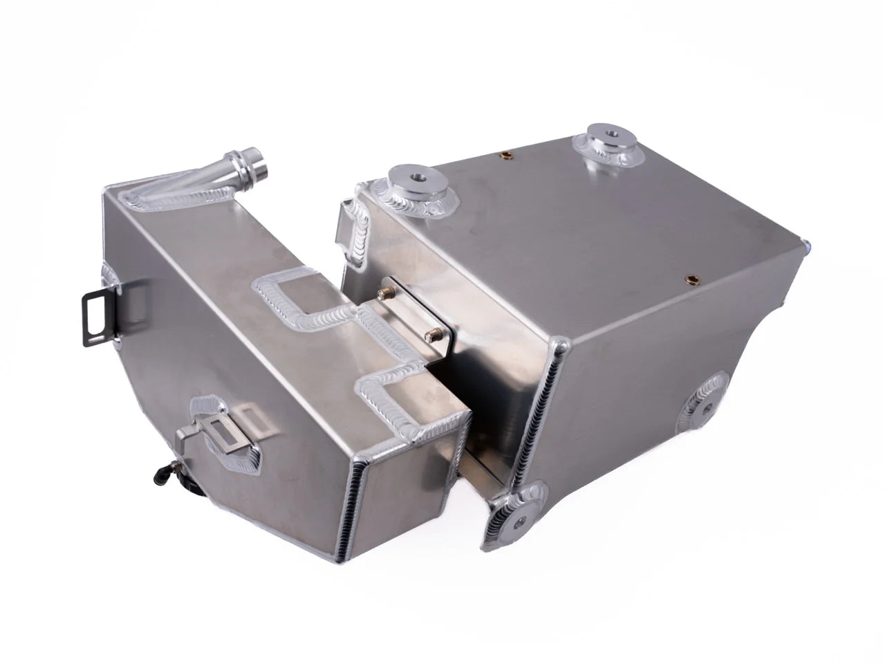 SPE Motorsport 6.7L Powerstroke Primary Coolant Tank with Integrated Battery Box