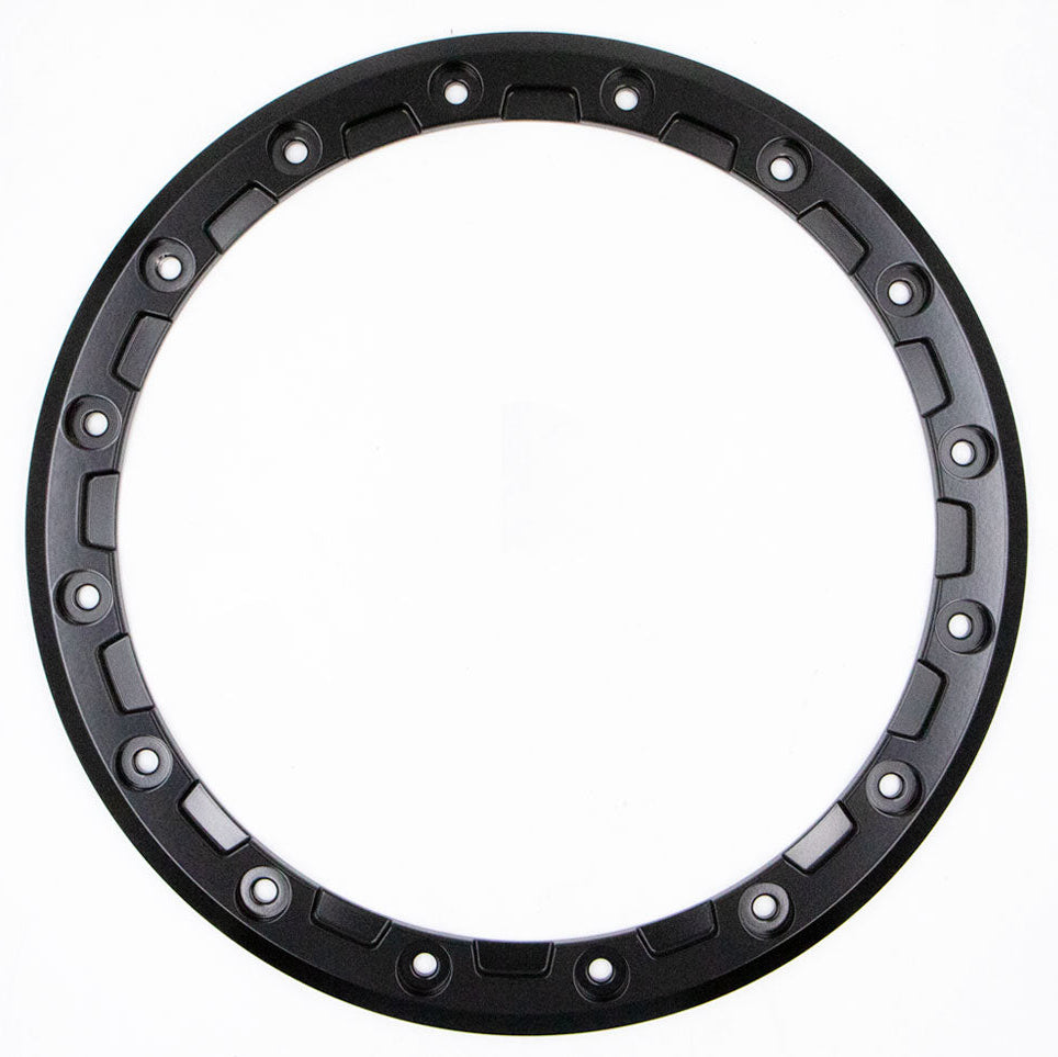 Raceline 15" UTV Black A93 Podium Beadlock Rings Front View