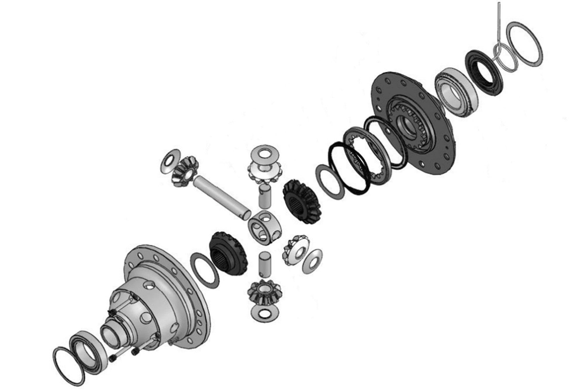 Air Locker Differential Toyota 9.5in dia RG, 12 bolt RD264