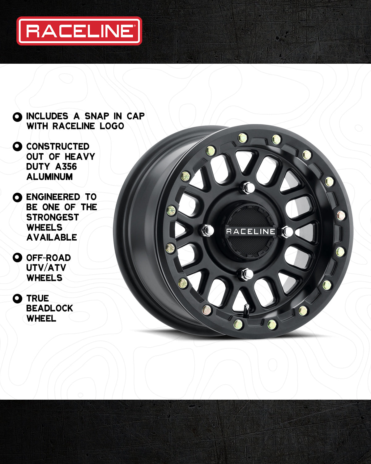 Raceline A93B Podium Beadlock