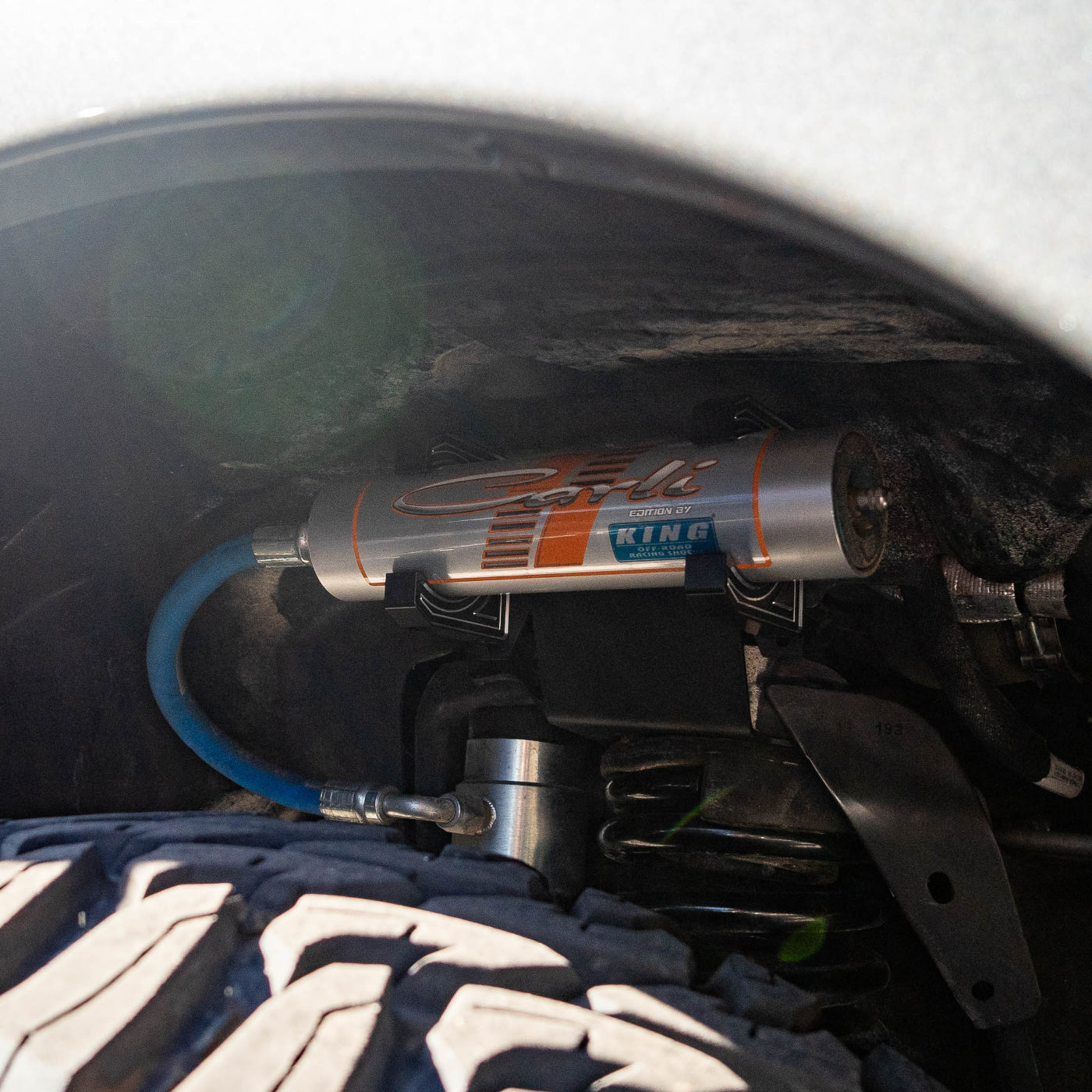 SDHQ Built '14-25 Ram 2500/3500 Billet Reservoir Mounting Kit installed 