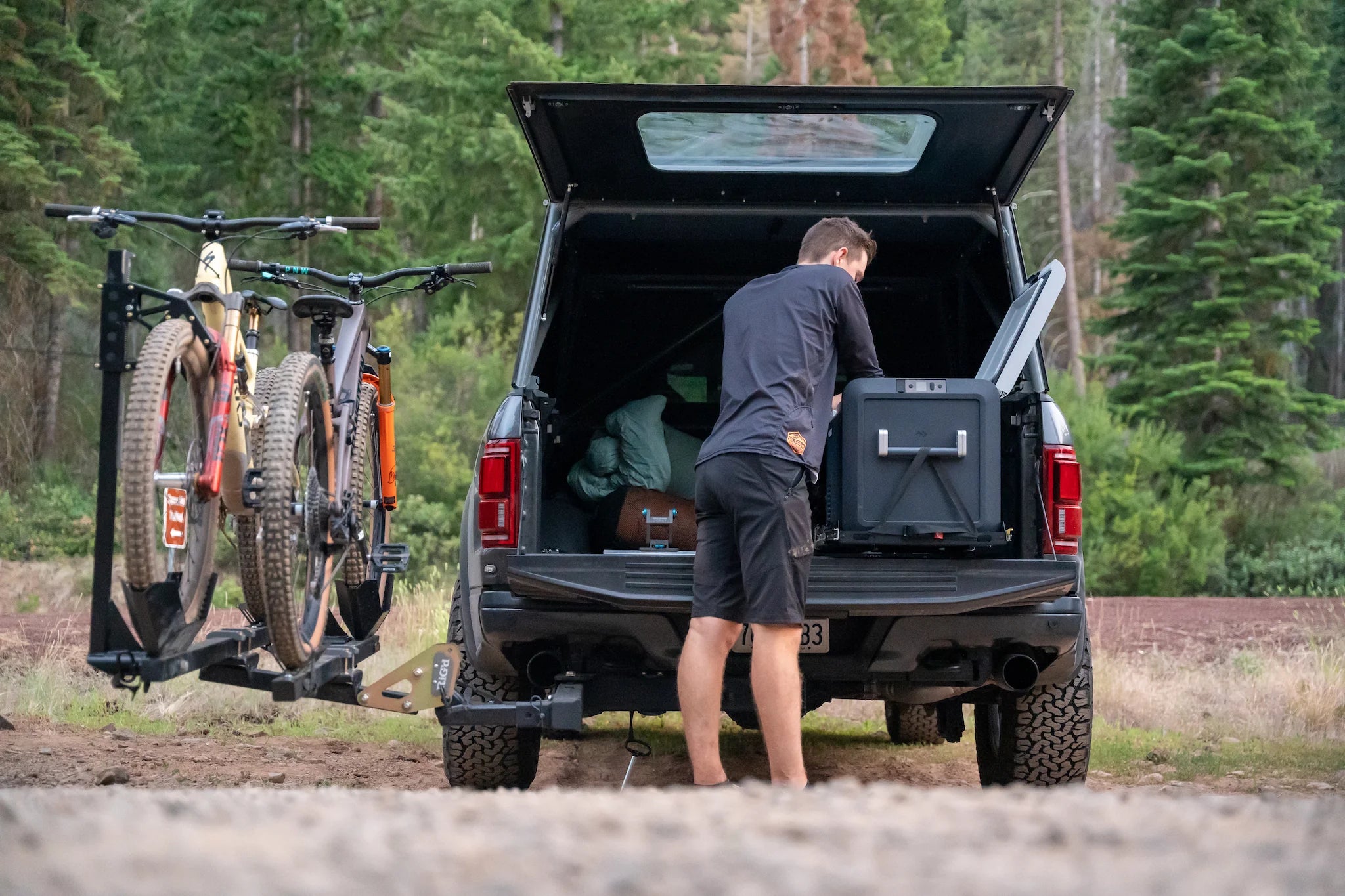 RambleRack Heavy Duty Hitch Bike Rack | RiGd Supply Front View