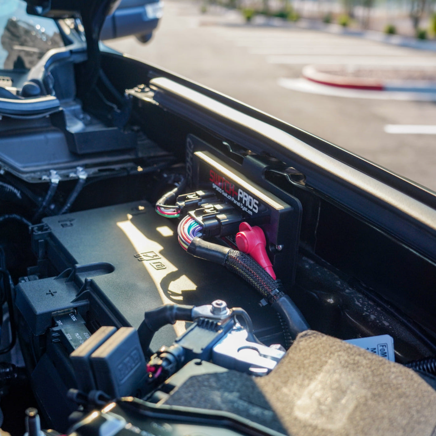 '24 Ford Ranger Complete Switch Pros Kit Power Module Mount installed 