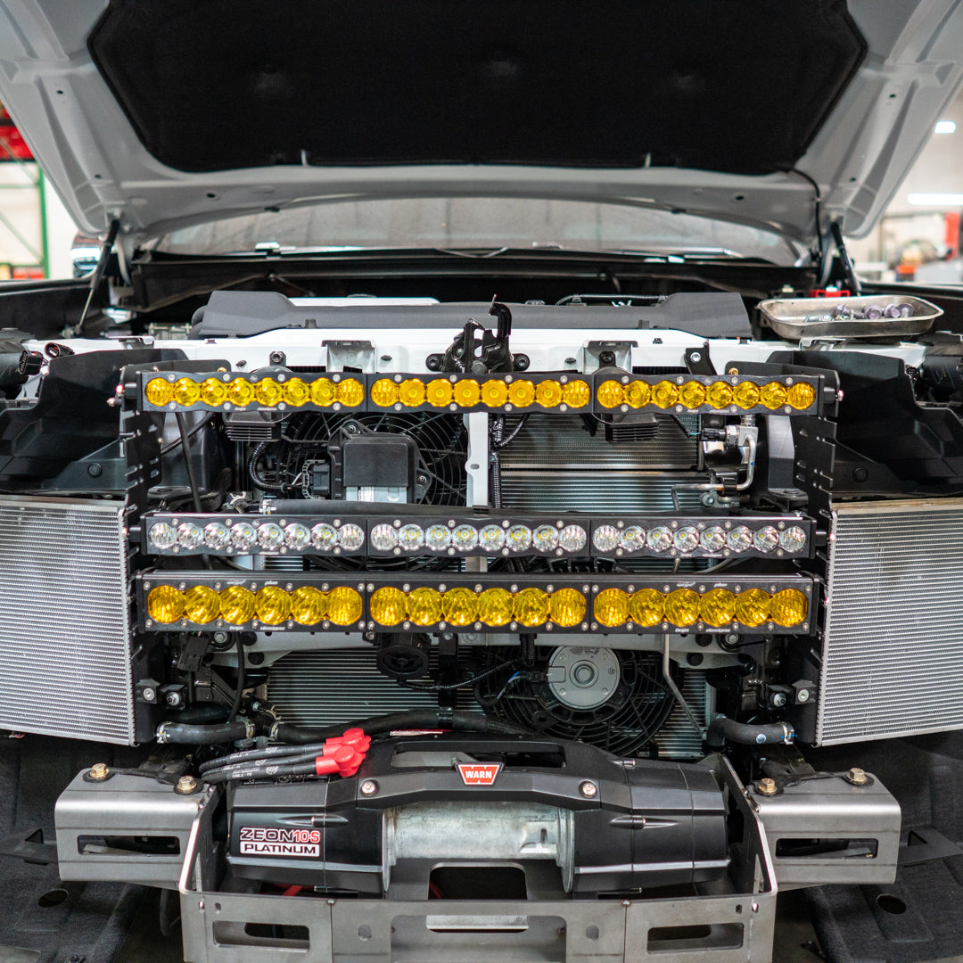 '22-24 Toyota Tundra/Sequoia SDHQ Built Behind the Grille Light Bar Mount