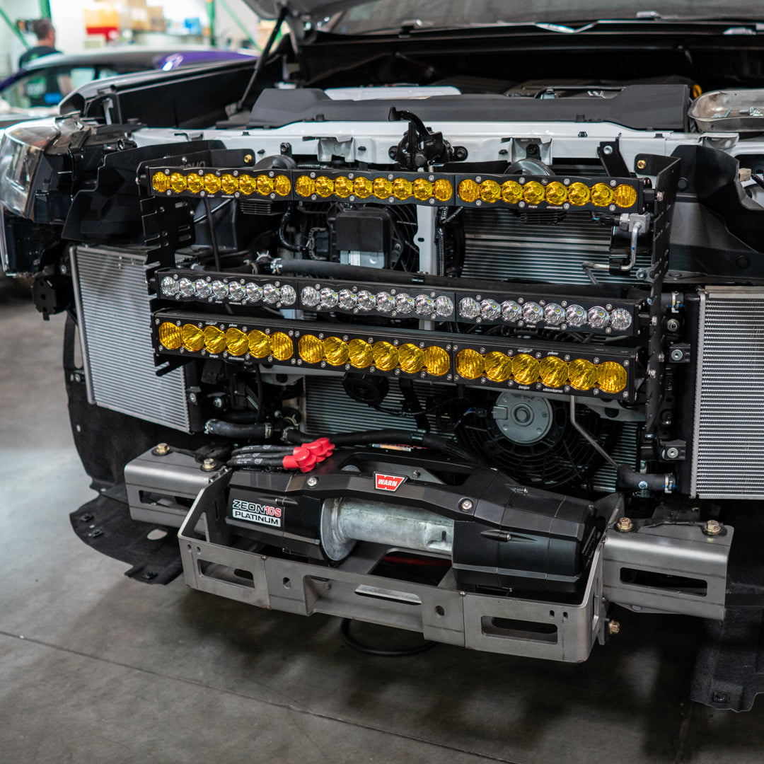 '22-24 Toyota Tundra/Sequoia SDHQ Built Behind the Grille Light Bar Mount