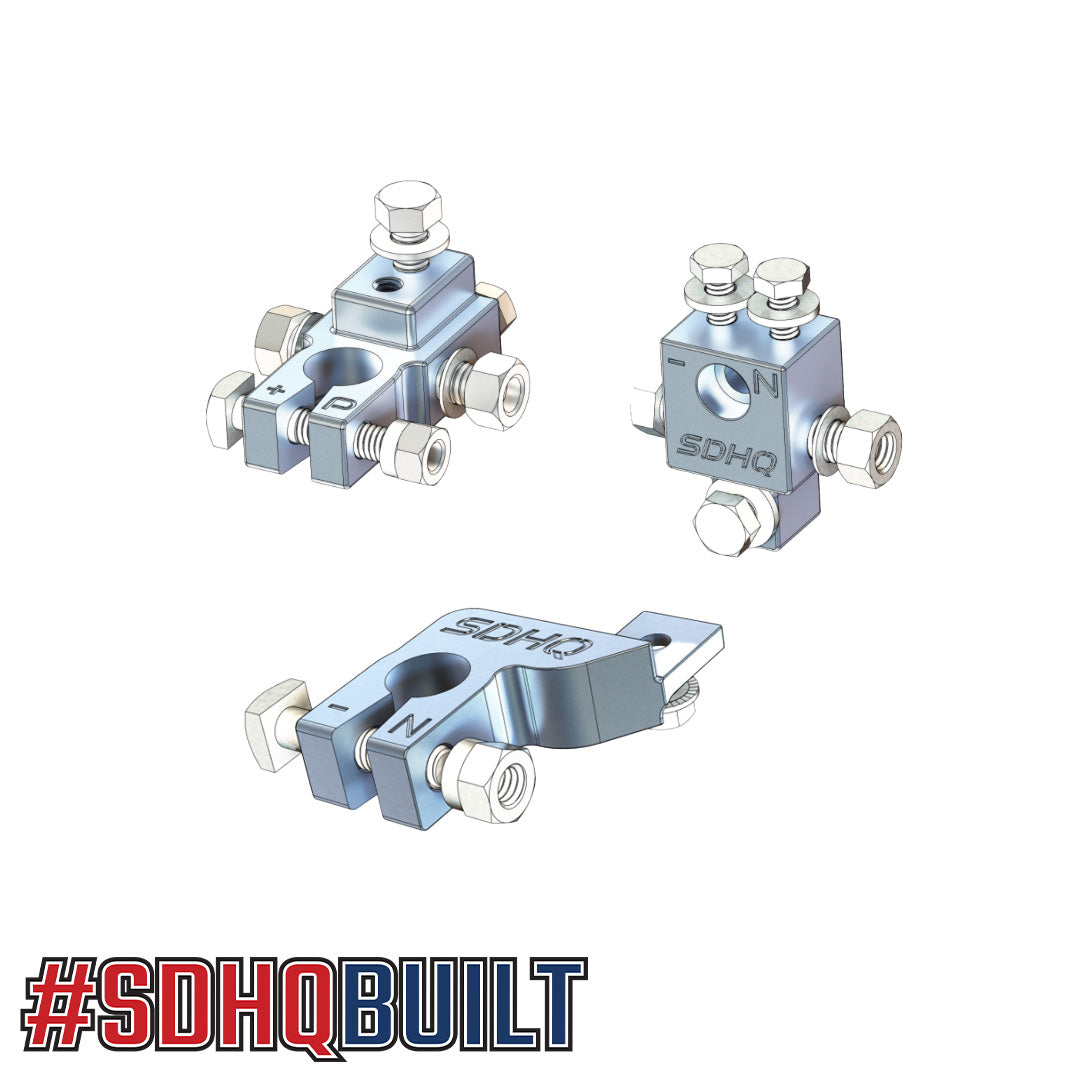 2018-2023 Jeep JL/JT (392 & 3.0L Eco Diesel) SDHQ Built Billet Battery Terminal Kit