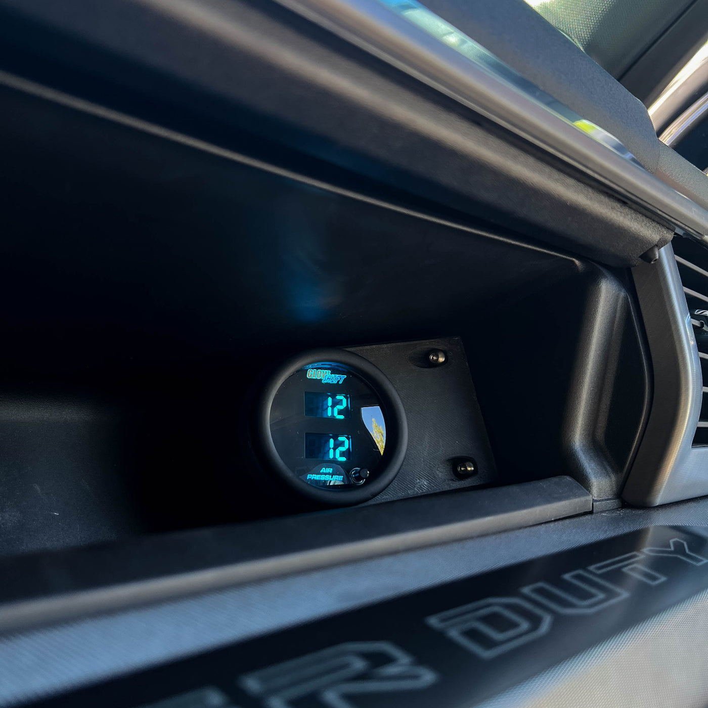 SDHQ Built Angled Gauge Mount installed 