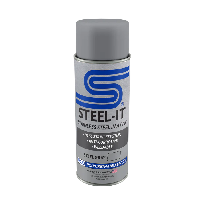 Steel-It 1002 Steel Gray Polyurethane Aerosol (Single Can)