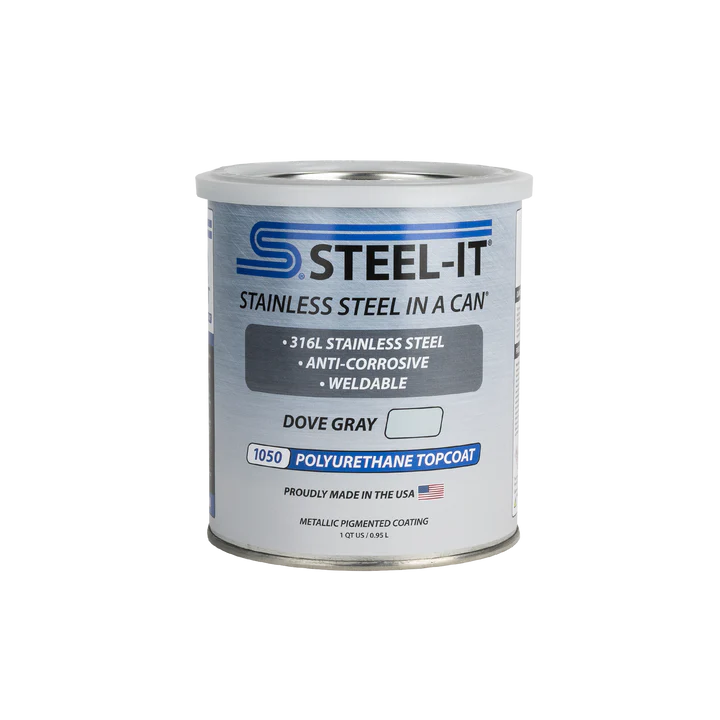 Steel-It 1050 Dove Gray Polyurethane Topcoat