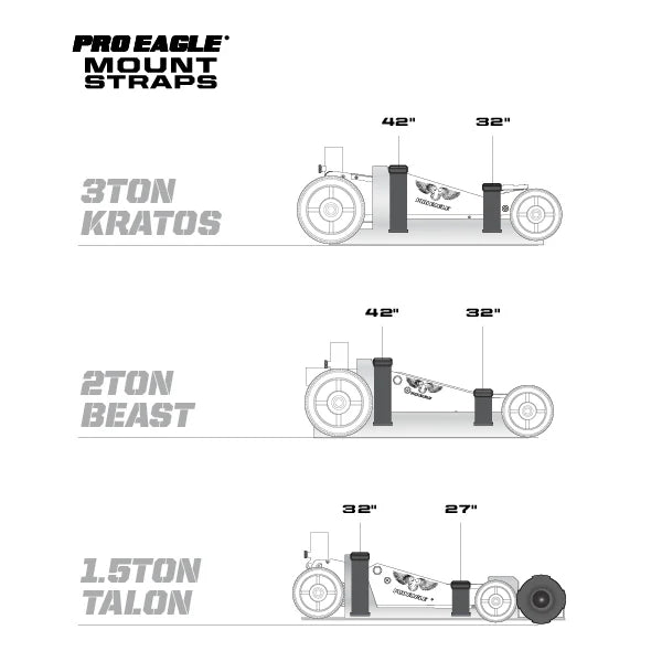 PRO EAGLE 27" Anti Rattle Strap