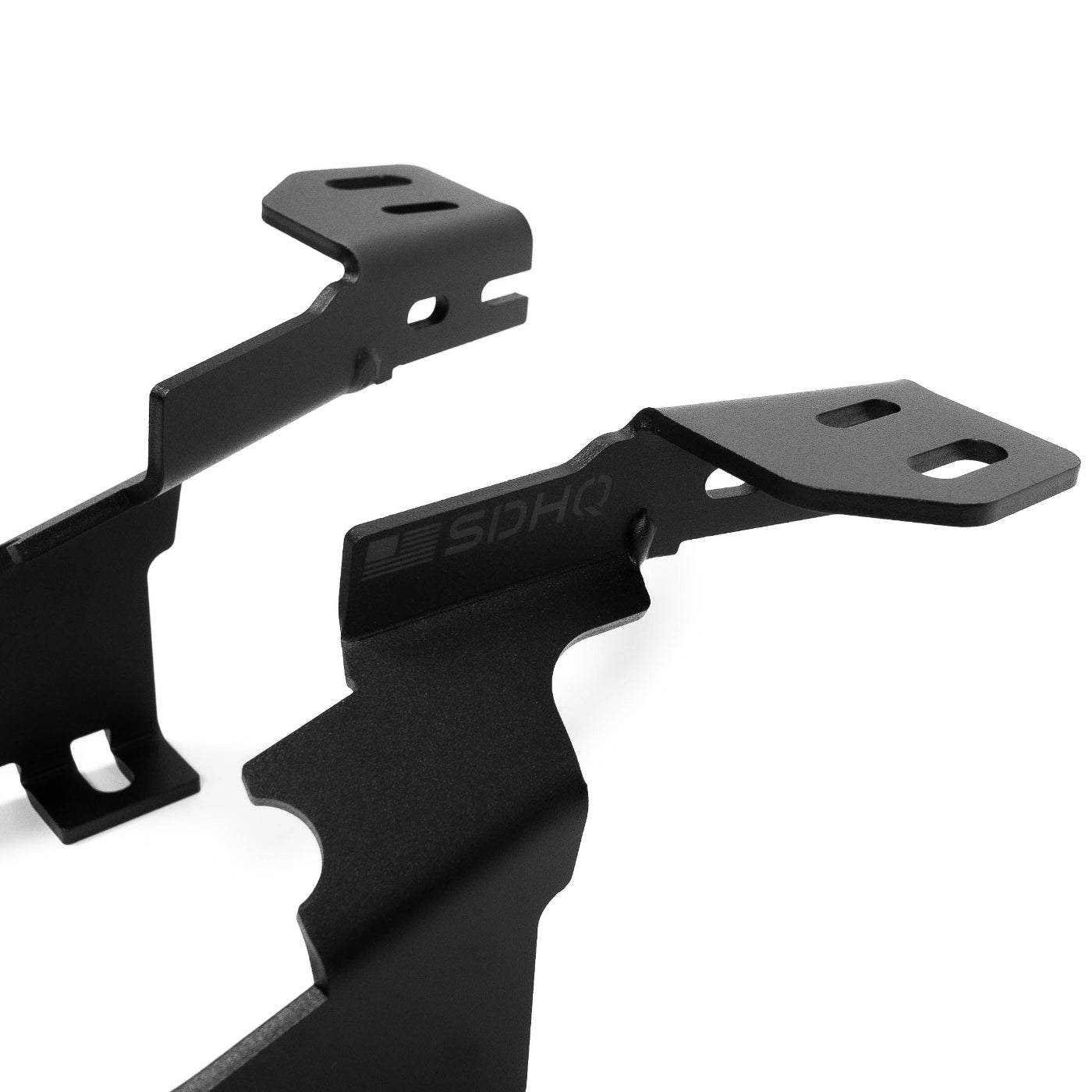 '23-26 FORD SUPER DUTY SDHQ BUILT A-PILLAR LIGHT MOUNTS display of included parts 