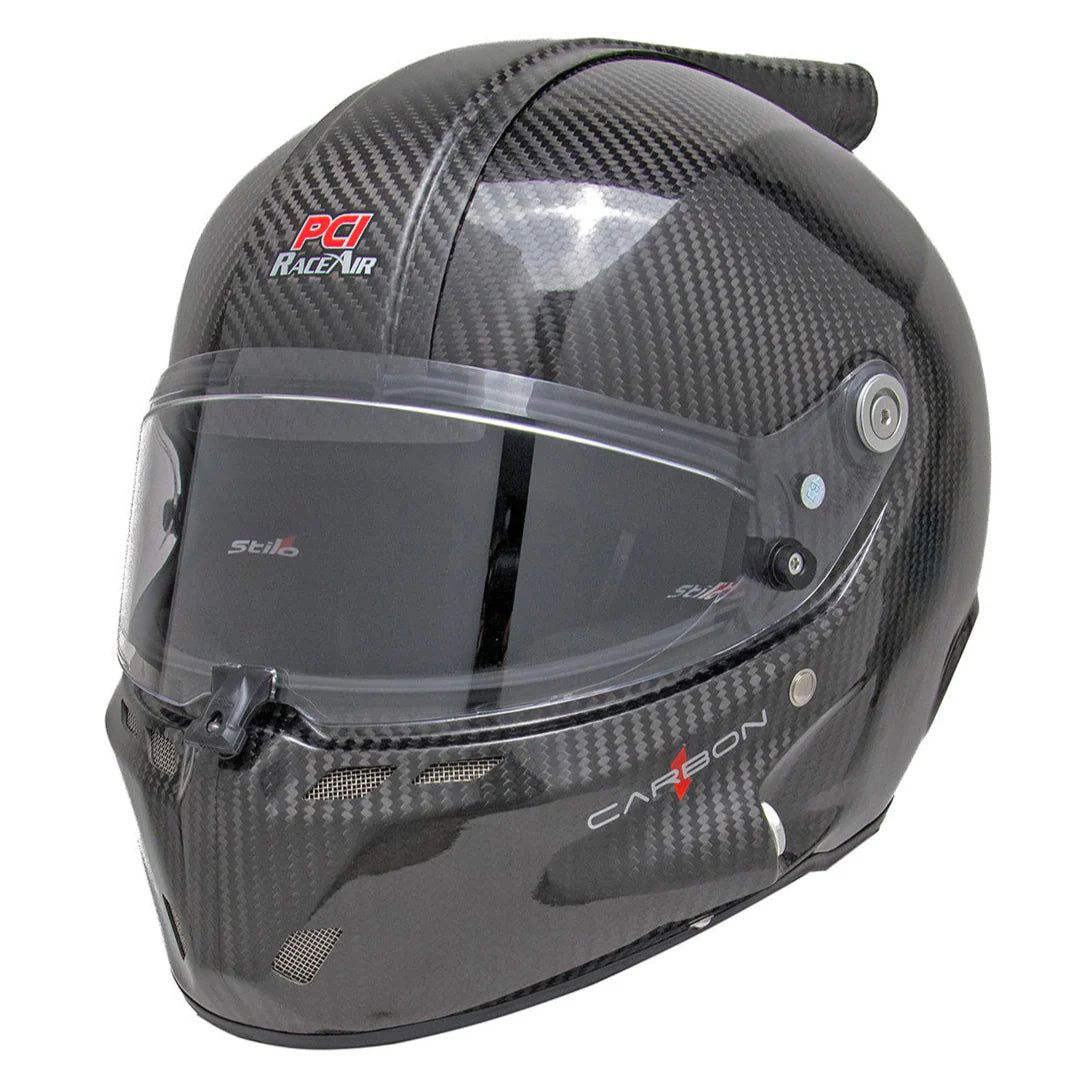 PCI Stilo ST6 GT SA2020 Helmet with Carbon Fiber RaceAir Fitting and Stilo Earcup Wiring