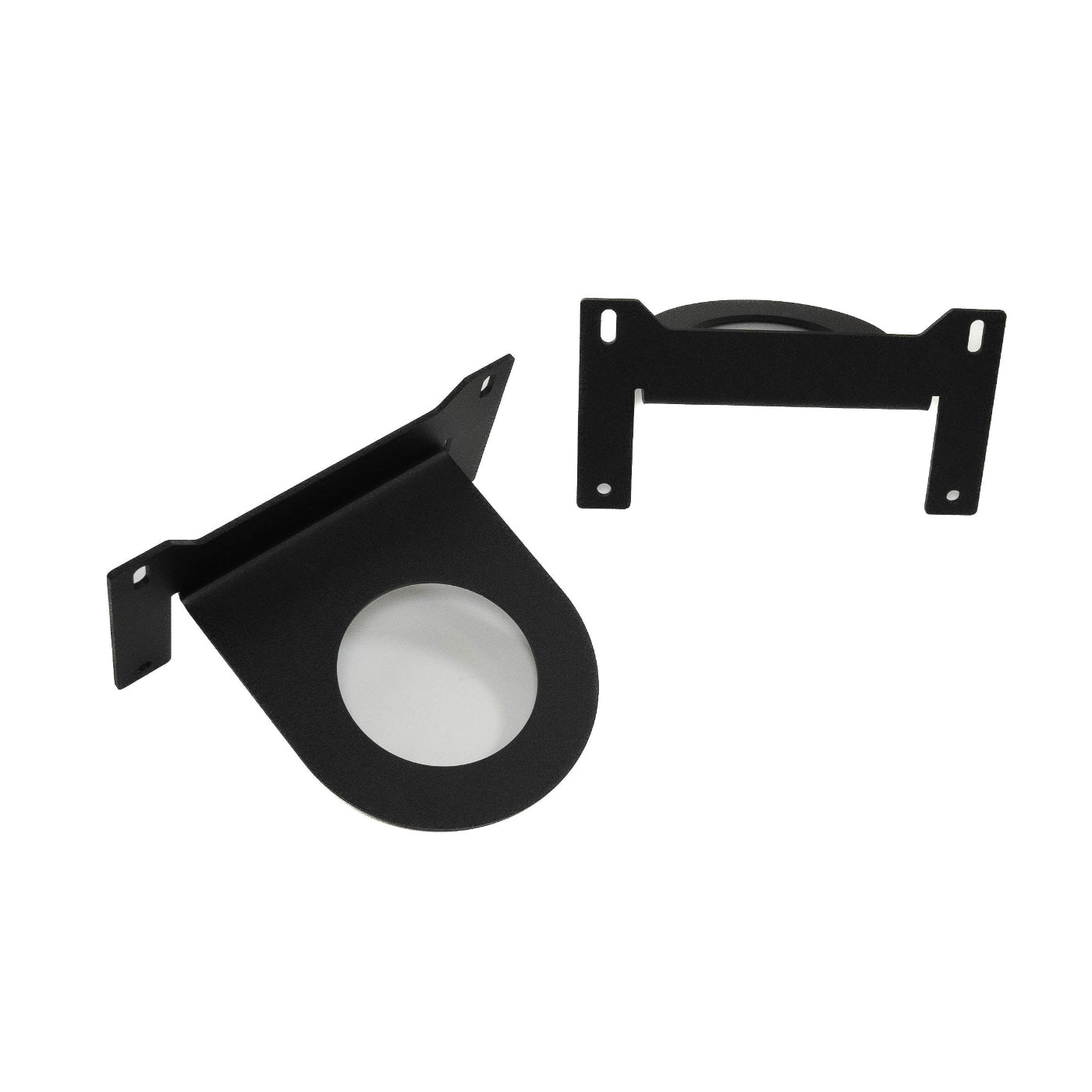 SDHQ Built 2023-2025 Ford Super Duty Front Billet Reservoir Mounts display of included mounts 