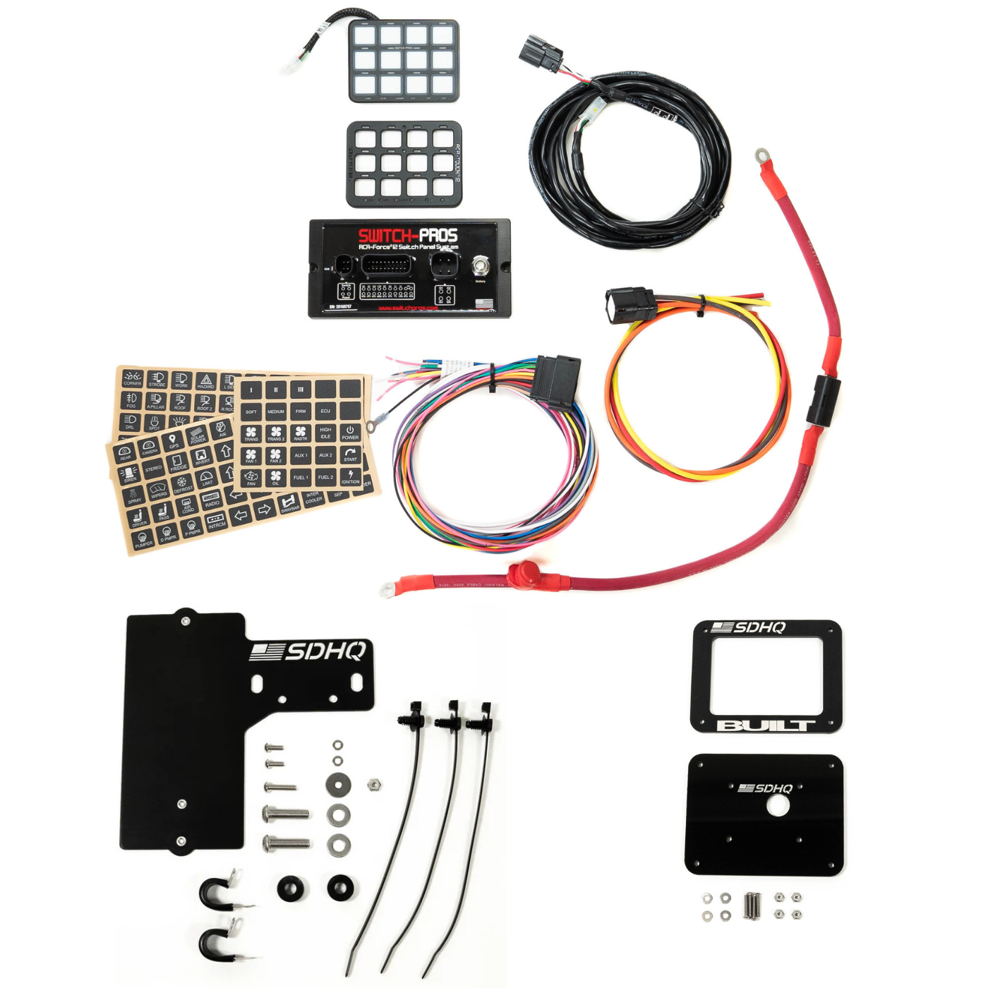 2016-2023 Toyota Tacoma SDHQ Built Complete Overhead RCR-FORCE-12 Mounting Kit