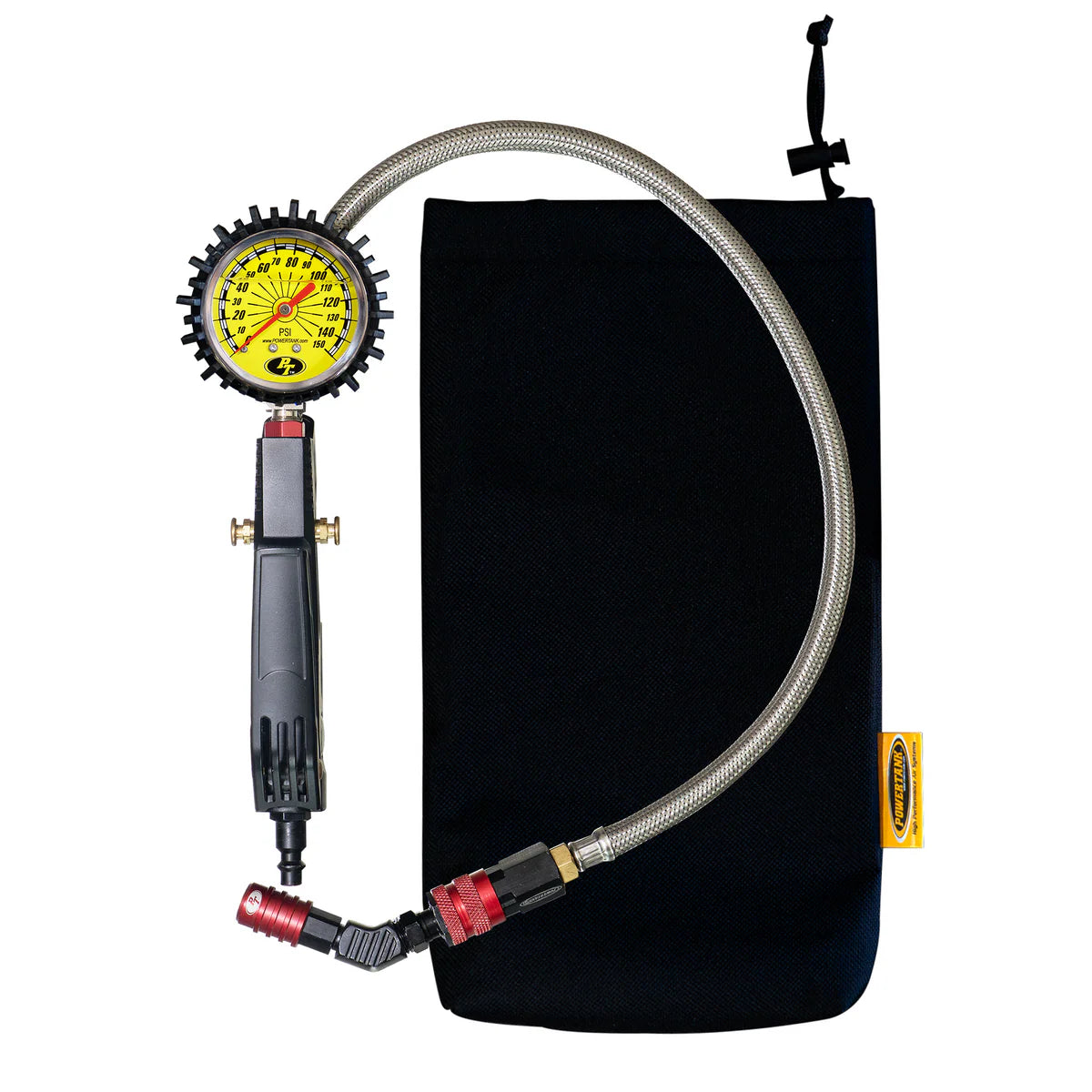 Long Haul RED - 150 psi Liquid Analog Ventoso™ Modular Tire Inflator Gauge