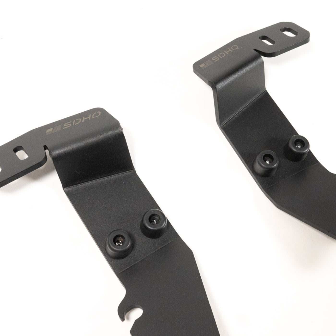 '24-25 Tacoma A-Pillar Light Mounts display of included parts - close-up