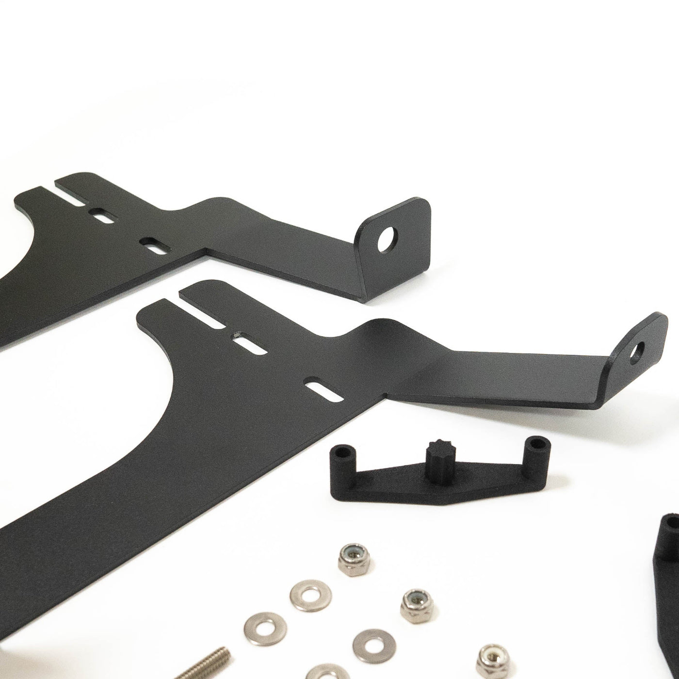 '24 Tacoma SR/SR5 Behind the Grille Light Mounting Kit display of included parts and hardware 