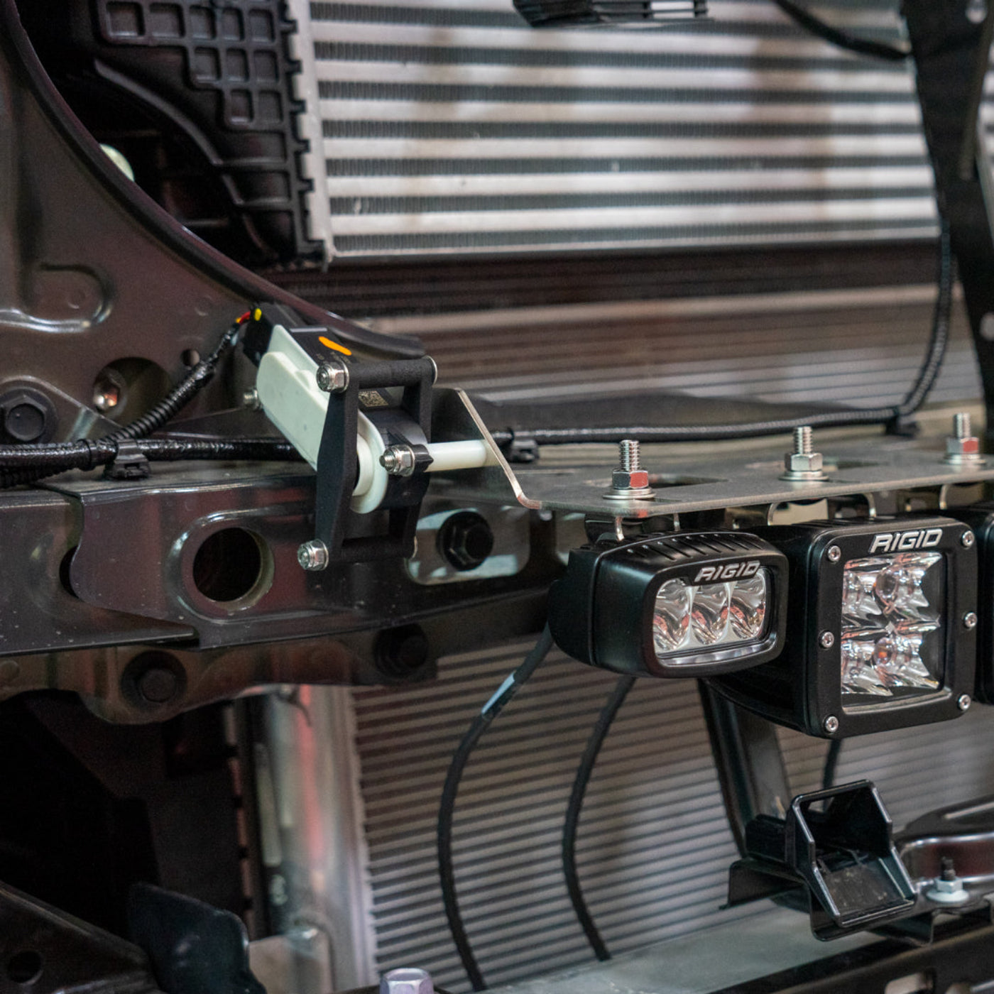 '24 Toyota Tacoma Bumper Light Mount installed