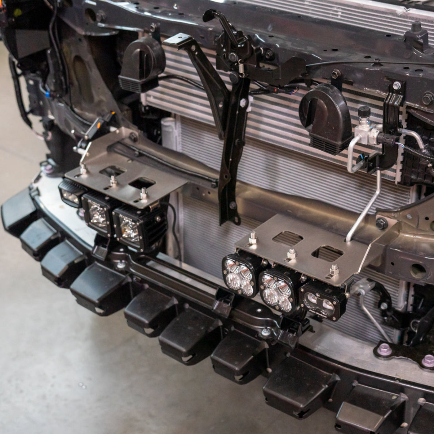 '24 Toyota Tacoma Bumper Light Mount installed