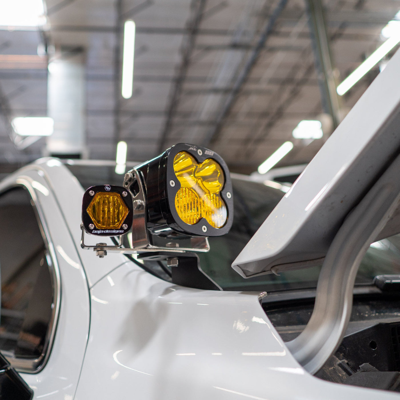 SDHQ Built 2021-2025 Tahoe/Suburban A-Pillar Light Mounts installed 