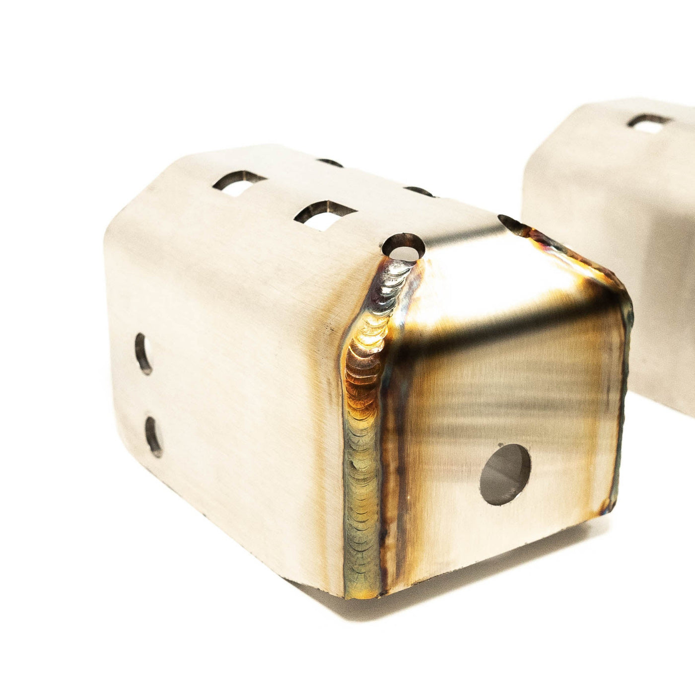 SDHQ Built Toyota Rear Shock Guards - close-up 